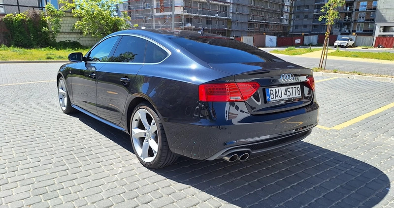 Audi A5 cena 74999 przebieg: 130000, rok produkcji 2016 z Białystok małe 407
